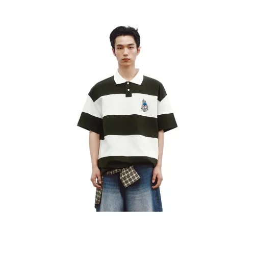 GXG Белый, Зеленый Мужская Рубашка Поло