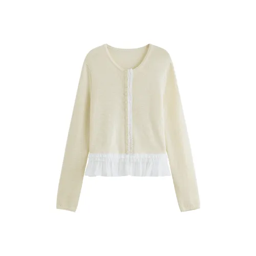 FANSILANEN Ванильно-желтый Женские Трикотажные изделия