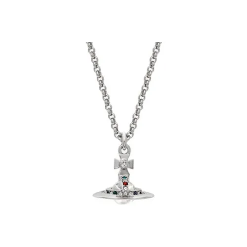 Vivienne Westwood New Petite Orb Pendant Brass Necklaces Мужской