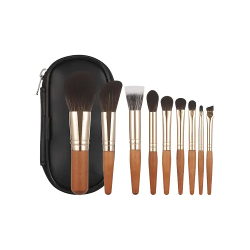 JOLLYBULL Мини набор кистей для макияжа из 9 штук портативный набор для путешествий утонченные детали