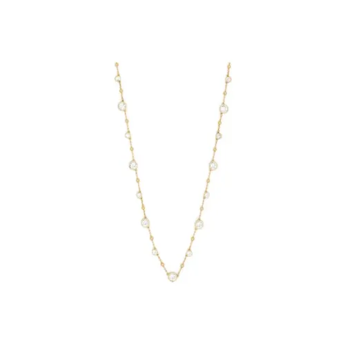 Swarovski Imber Металл Циркон Кристалл Swarovski Ожерелья Женские Золото