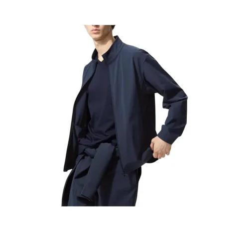 UNIQLO Темно-синяя унисекс куртка