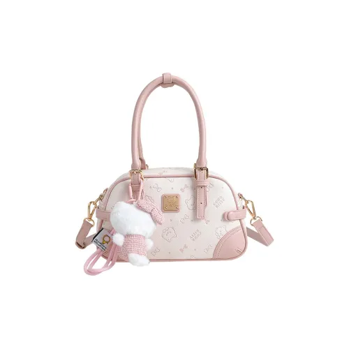 JANE KLAIN Сумка из синтетической кожи стандартная женская цвет вишневый цветок розовый