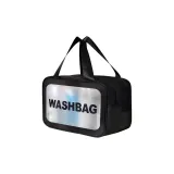 [Мокрое/Сухое Разделение] Черный Двухслойный Большой Размер / Размер