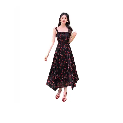 MTHE Черные Женские Слиплатья