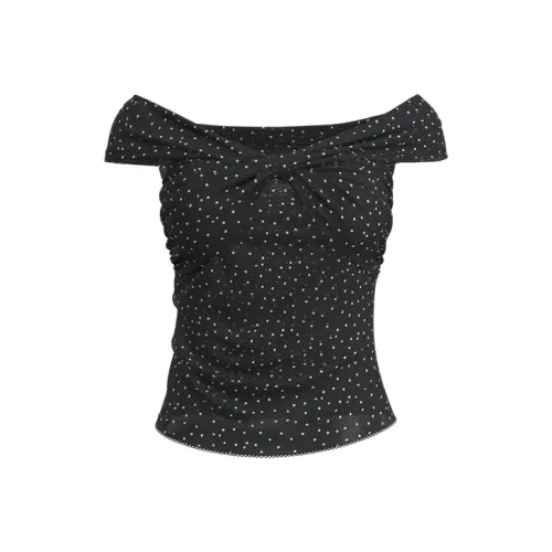 URBAN REVIVO Черные Женские T-рубашки