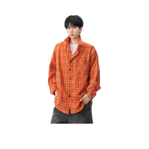 W7H1 Апельсин Унисекс Рубашки