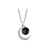 Знак зодиака Рак Лунный Луна Ожерелье Плоская подошва Цепочка