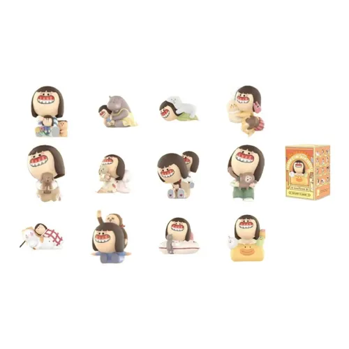 POP MART Жевательная резинка Monster Hug Collection Слепые коробки Single Mystery Коробка Целая коробка 12 шт