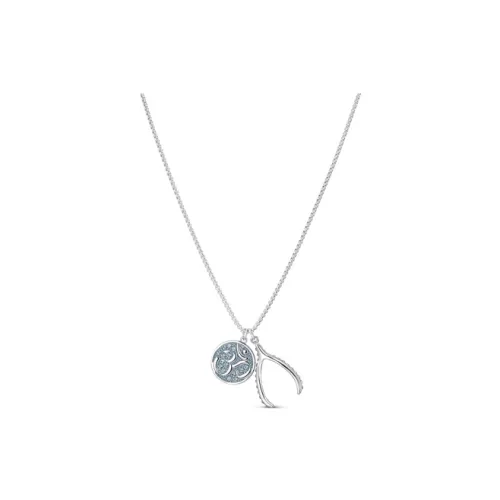 Swarovski Песочный Ожерелье Серебряное Мужское