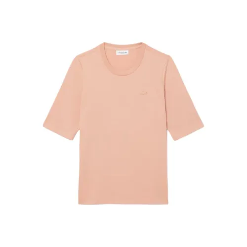lacoste Розово-бежевый/ZIH Женские футболки