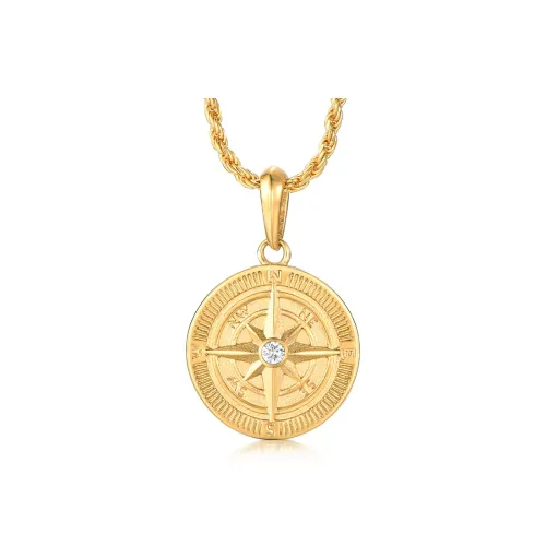 IDEAGEMER Титановые стальные ожерелья для мужчин