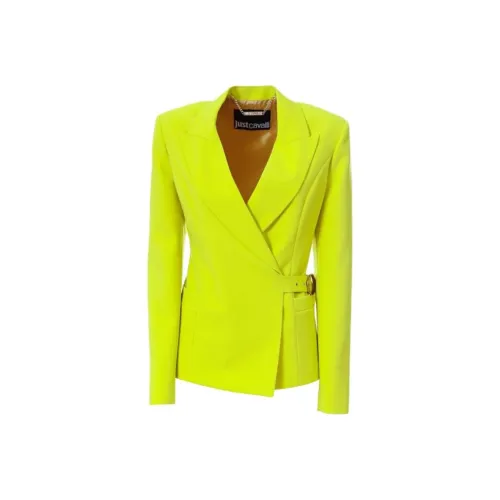 Just Cavalli Бизнес-костюм пальто женское желтое