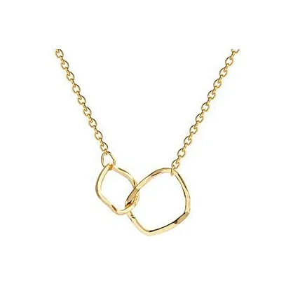 West Island Титановая сталь Ожерелье Золотое Женское