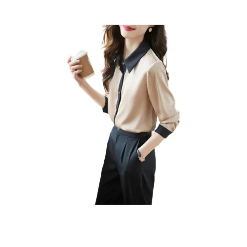 Mo Han Yi Mei Комплект Рубашка Matching Женская Хаки и Черный