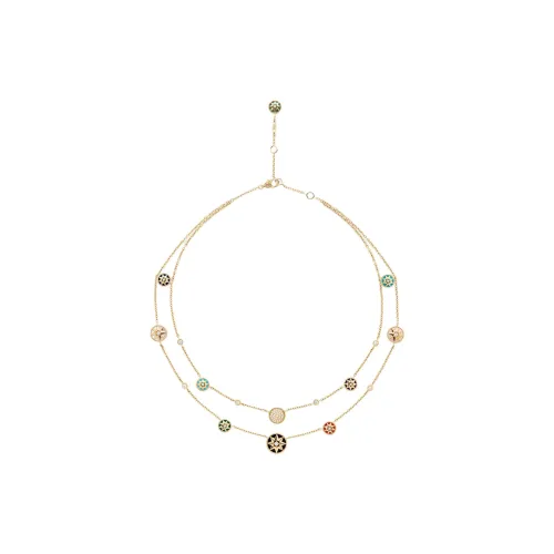 DIOR Розовые 18k Ожерелья Унисекс Многоцветные