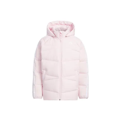 Adidas Розовый Школьный возраст Пуховики