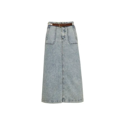 Only Женские джинсовые длинные юбки