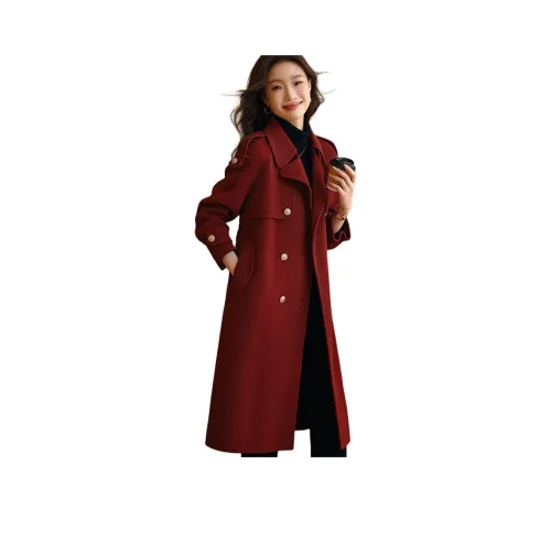 Mo Han Yi Mei Куртка Женская Бордовая