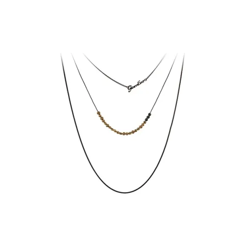 Glam Ever Медное ожерелье черное для женщин