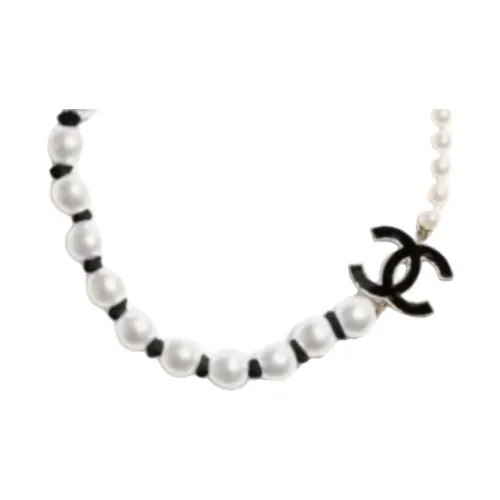 CHANEL 25P Spring Summer Ожерелья Унисекс Черный