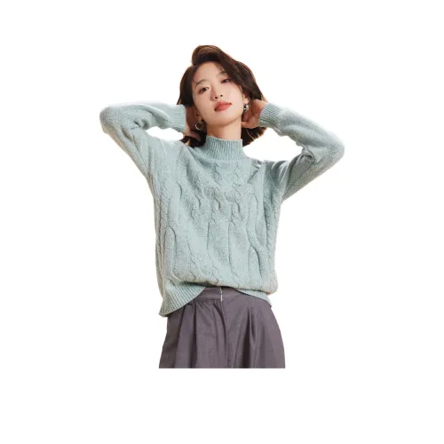Sai Rabbit Свитер Женский Мятно-Зеленый