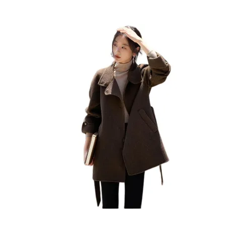 XWI Звездный кофейный Женское пальто