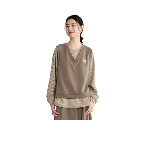 Fragment Vest Women's Light Coffee