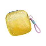 4# Желтый - Сумка для макияжа из марли