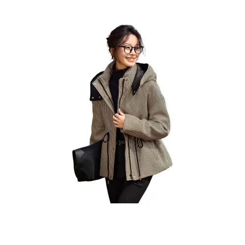 Mo Han Yi Mei Пуховая куртка Женская Хаки