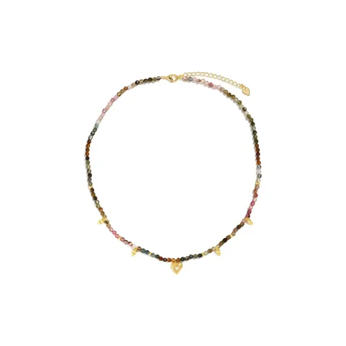 WENS Многоцветный Бусина Золотая монета Подвеска Ожерелье на ключицу Женское