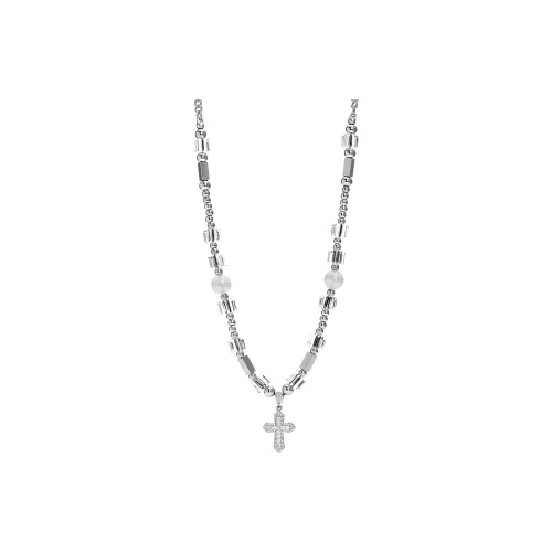 DWCP Титановая сталь циркон акрил ожерелья унисекс