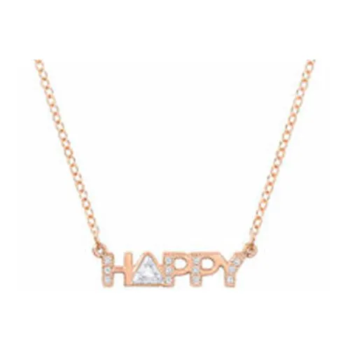 Swarovski Искусственный кристалл Камень Ожерелье Женское Золотое