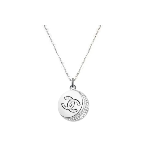 CHANEL Laces Ожерелье Серебряное Женское