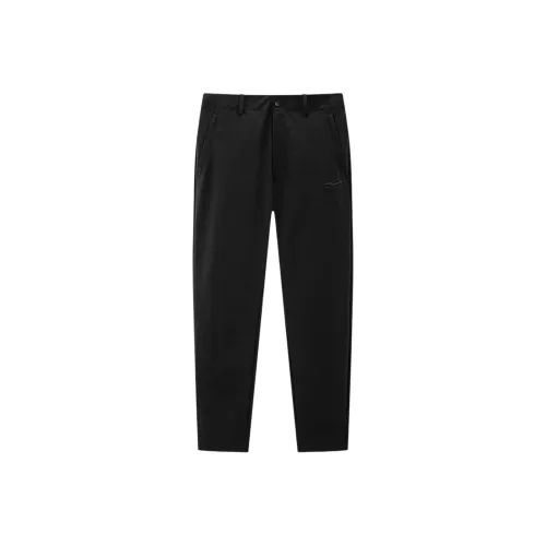 Erke Sports Life Collection Глубокий Черный Мужские Спортивные Брюки