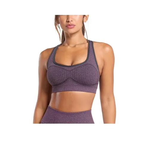 GYMSHARK Спортивное белье Женское Фиолетовый Розовый Персиковый Розовый