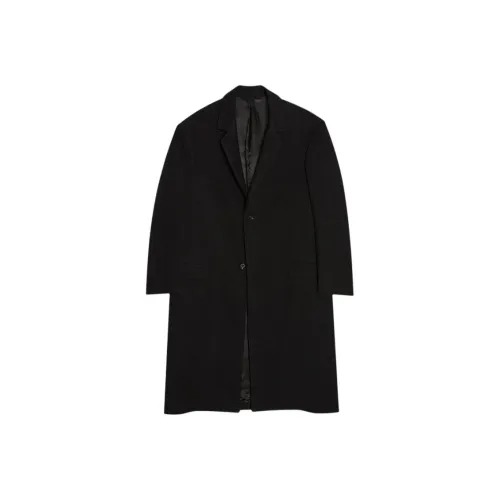 Lemaire Черное Мужское Пальто