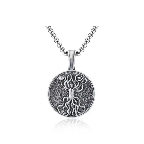 EVBEA Олово Нержавеющая сталь Ожерелья Унисекс