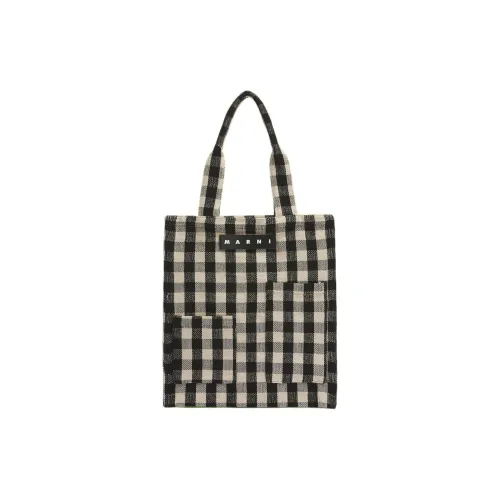 MARNI Полиэстер Тоут Сумка Сумка для покупок Сумка Женская Черная