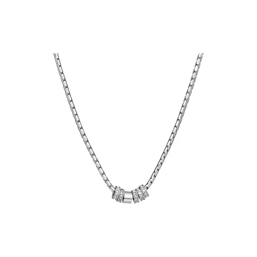 ICEKID Стальной Стразы Ожерелья Унисекс