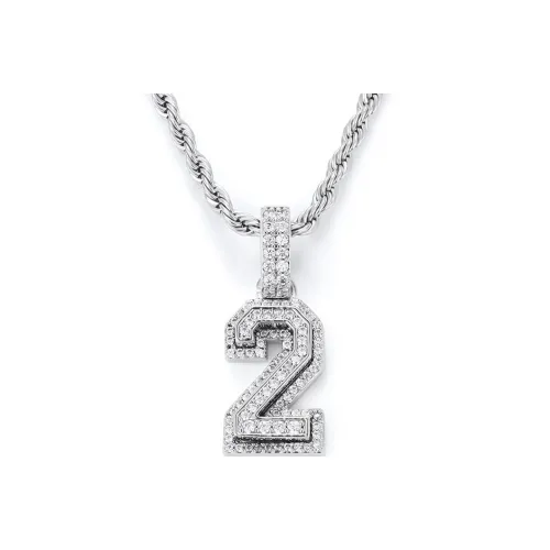 DH7 Титановая сталь Циркон Ожерелья Унисекс