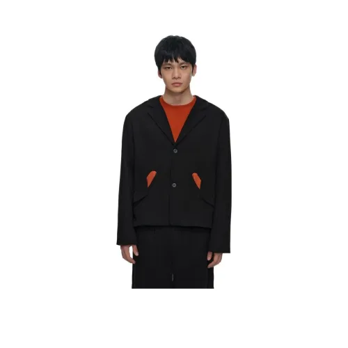 YAUSYE Куртки и Пальто Мужской Черный