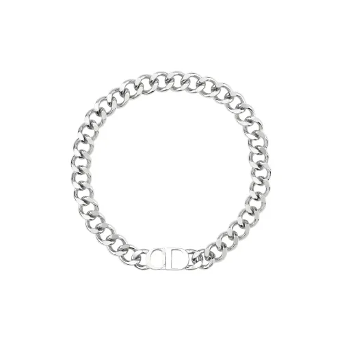 DIOR Icon Ожерелья Унисекс Серебряный