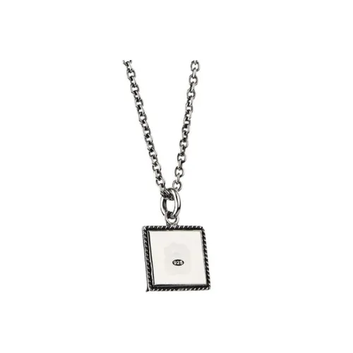 EGX Сплав Ожерелья Унисекс Серебряный