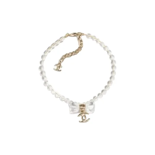 CHANEL 25P Spring Summer Ожерелья Унисекс Золото