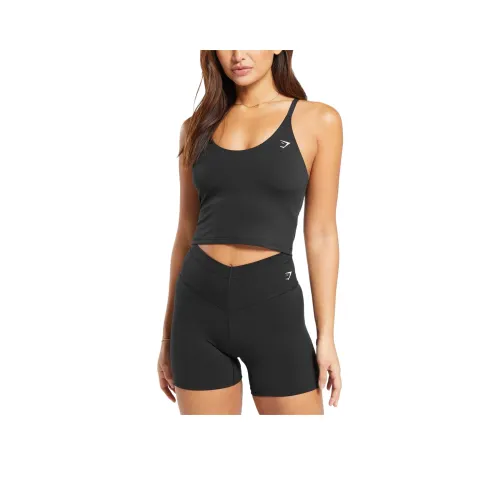 GYMSHARK Тренировки Cami Танк с Раскладным Топом на бретелях Женские