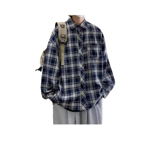 JIMI&JONS Синие Унисекс Рубашки