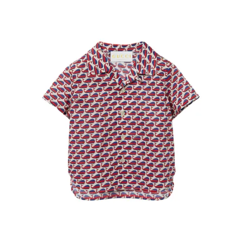 GUCCI Повседневная рубашка SS25 для малышей и детей младшего возраста