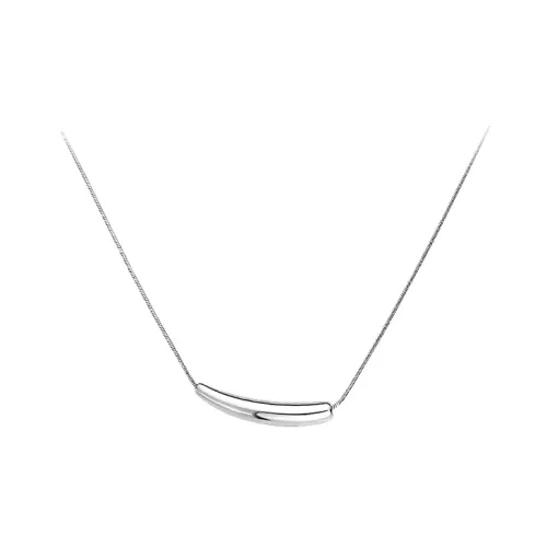 Kelanxi Титановые стальные ожерелья унисекс серебряные