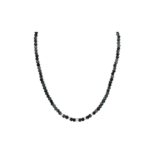 ISABEL MARANT ETOILE Камень Олово Brass Necklaces Мужской Черный